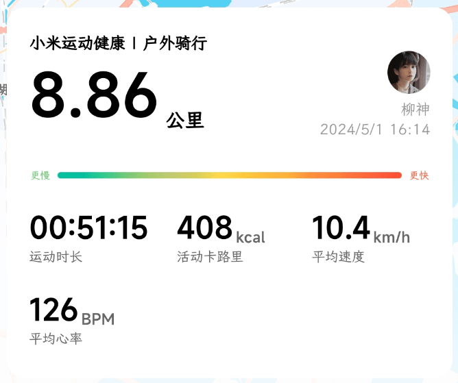 华农到超市的路段