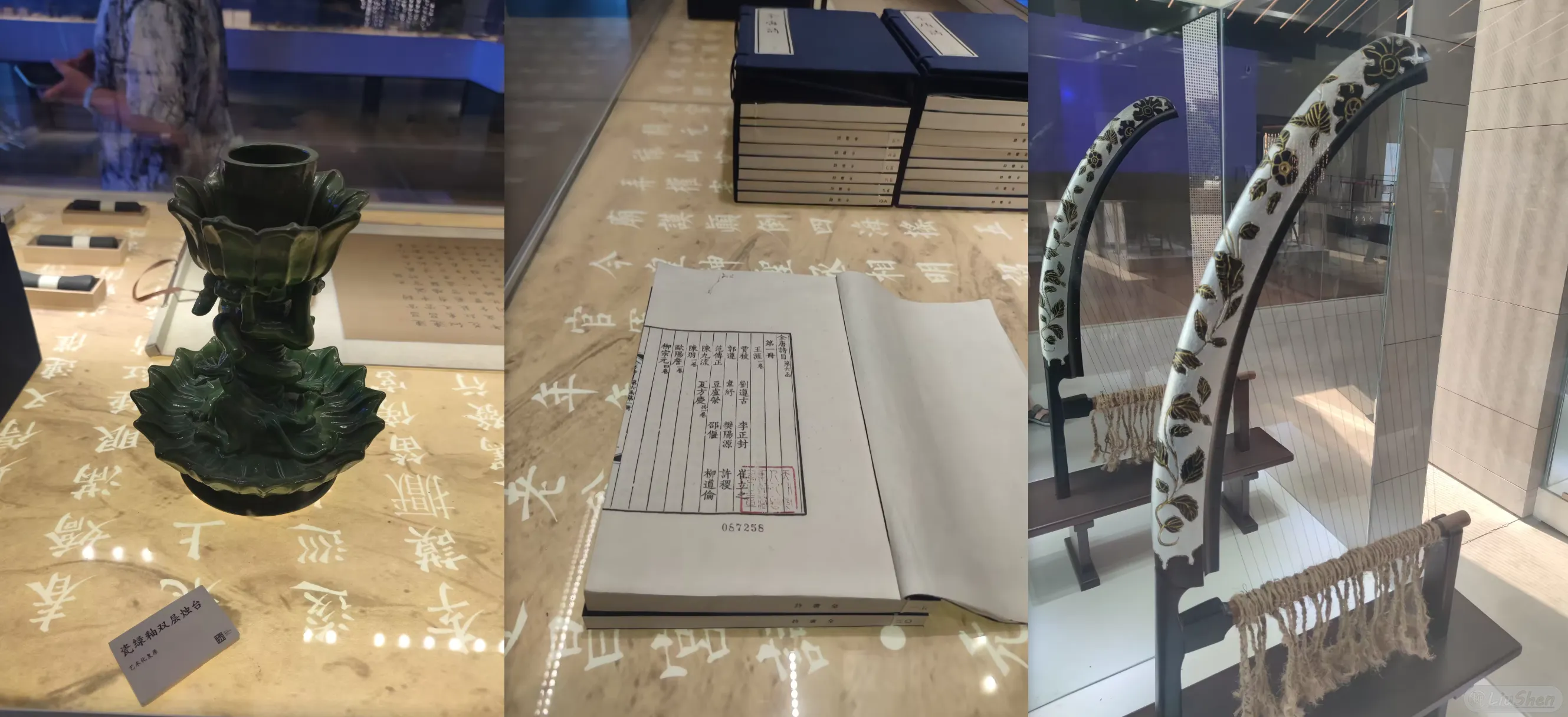 一些陈列的仿古物品